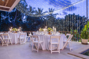 Tables and Chairs rentals in an event