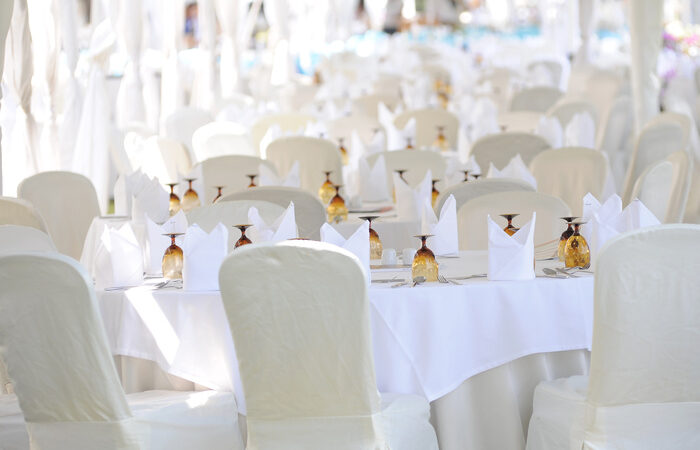 Outdoor Wedding rental tables